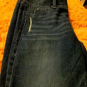 G by Guliana distressed jeans-skinny fit . Worn once for a modeling gig